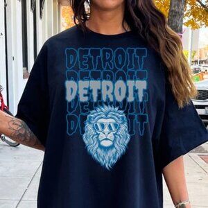 Detroit Football Team Football League T-shirt, Lions Fans Shirt